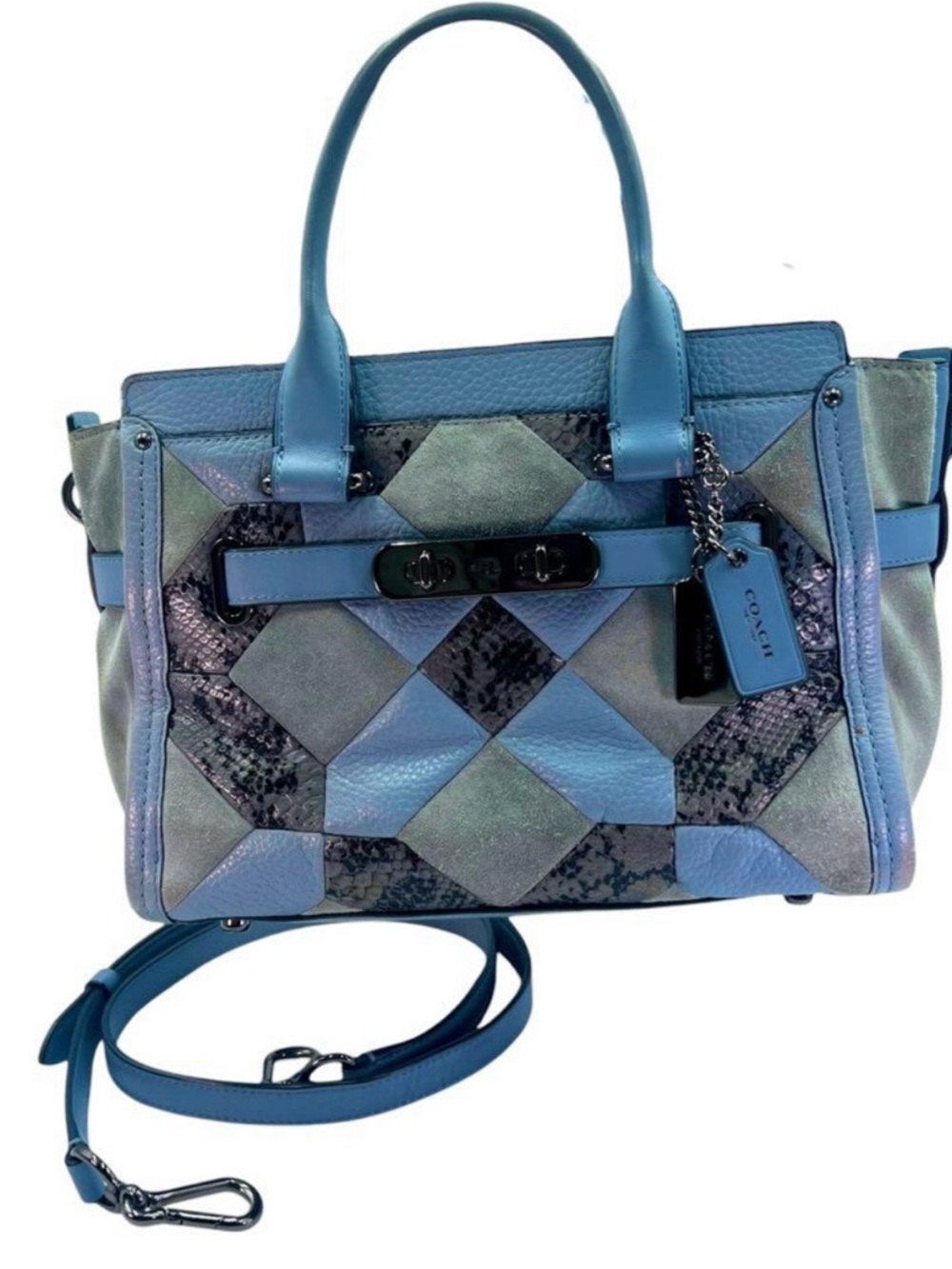 Coach Patchwork Swagger 27 EUC - Picture 2 of 12